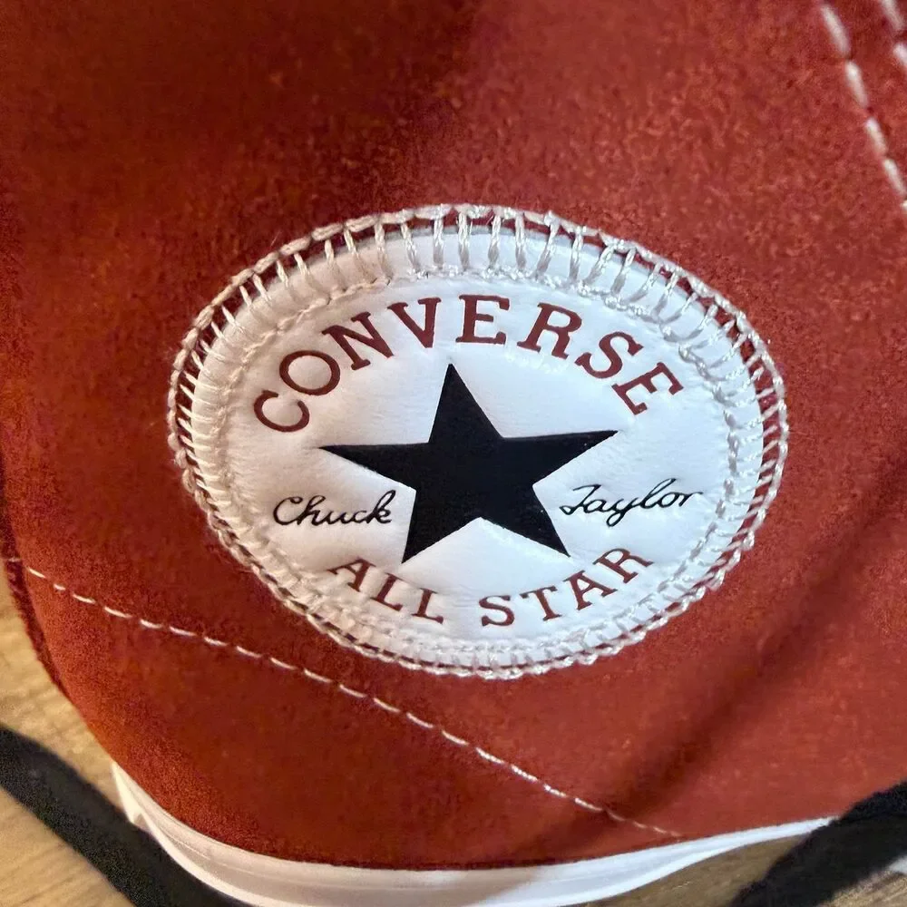 Converse Chuck Taylor All Star Pro Hi Suede Terracotta  womens size 8 shoes - Picture 7 of 11
